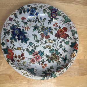 Vintage 1971 Daher Decorated Ware Floral Chitz Tin Tray Plate England
